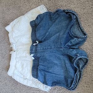 Two pairs of Cat & Jack shorts - sz M(7/8)